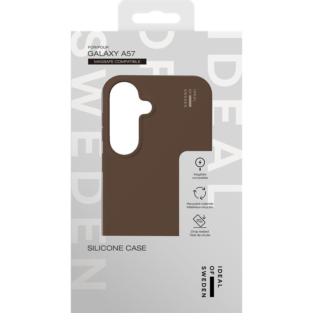 Ideal of Sweden Samsung Galaxy A57 Deksel i silikon med MagSafe, mokkamousse