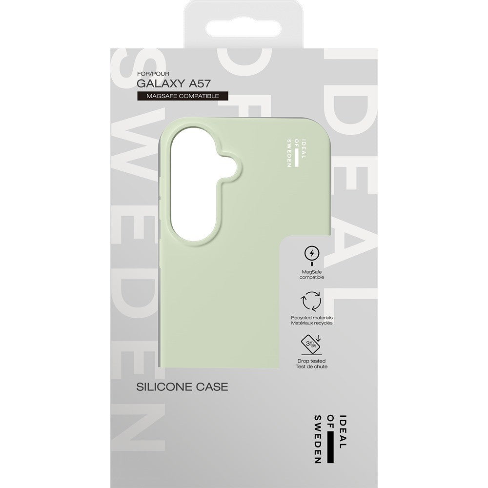 Ideal of Sweden Samsung Galaxy A57 Deksel i silikon med MagSafe, salviegrønn