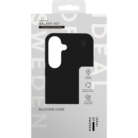 Ideal of Sweden Samsung Galaxy A57 Deksel Silicone Case MagSafe Svart