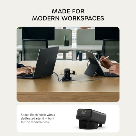 Satechi ChargeView 140W-skrivebordslader Space Black