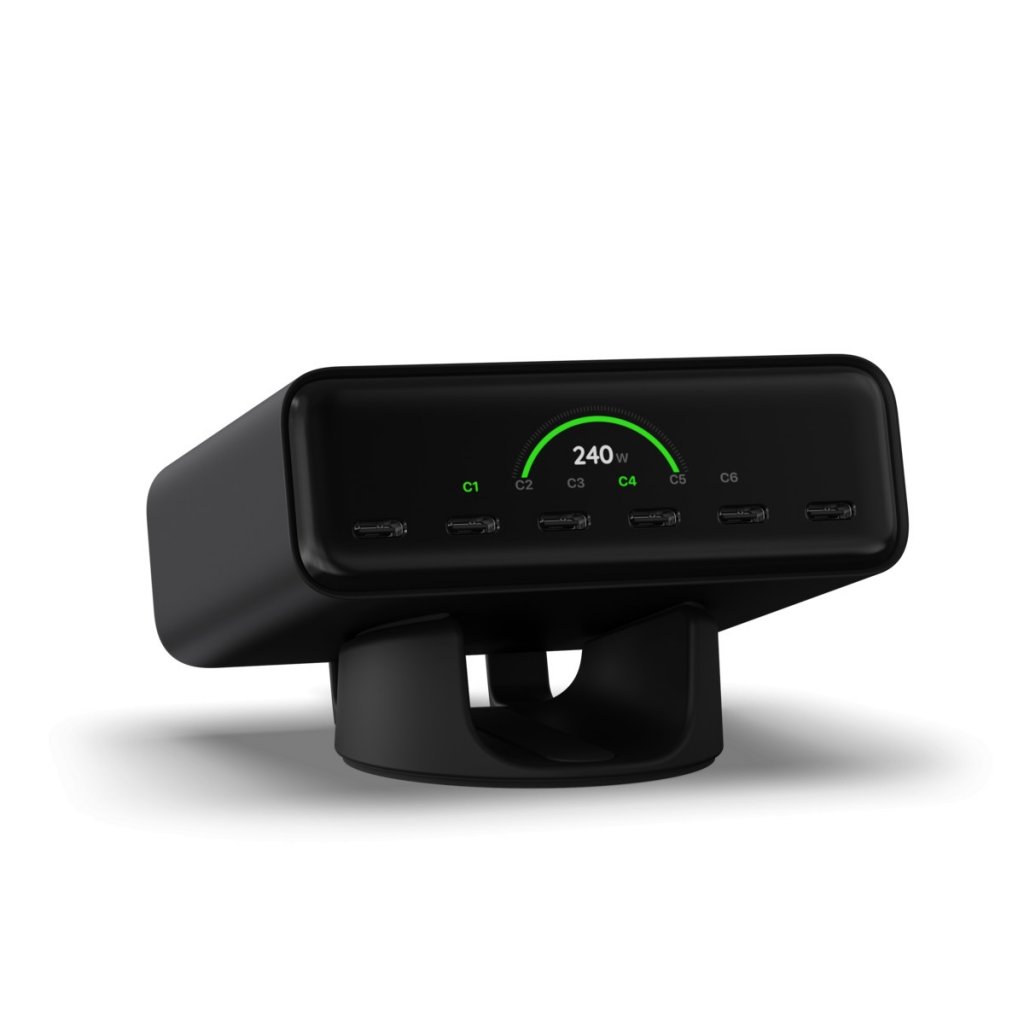 Satechi ChargeView 240W skrivebordslader Space Black