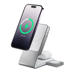ALOGIC Matrix 3-i-1 Magnetisk Lade Dock med Apple Watch Lader Hvit