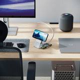 ALOGIC Matrix 3-i-1 Magnetisk Lade Dock med Apple Watch Lader Hvit