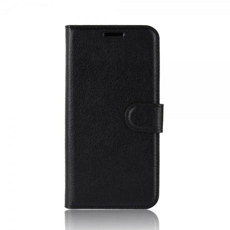 Samsung Galaxy A20E Etui Litchi Svart
