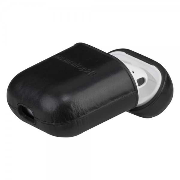 dbramante1928 AirPods (1/2) Deksel Copenhagen Ekte Skinn Svart