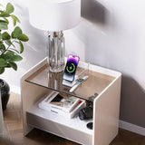 ALOGIC Matrix 3-i-1 Magnetisk Lade Dock med Apple Watch Lader Hvit