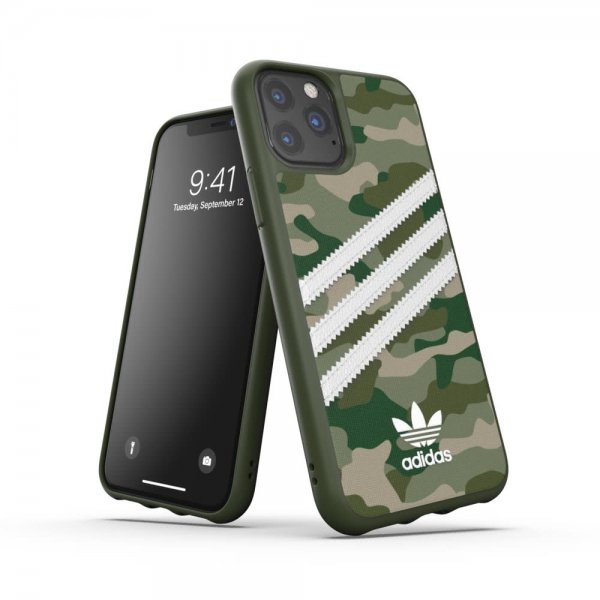 Adidas iPhone 11 Pro Deksel OR Moulded Case Camo FW19 Raw Green