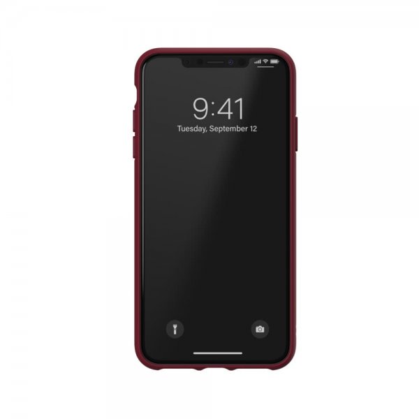 Adidas iPhone Xs Max Deksel OR 3-Stripes Snap Case Suede SS20 Rød