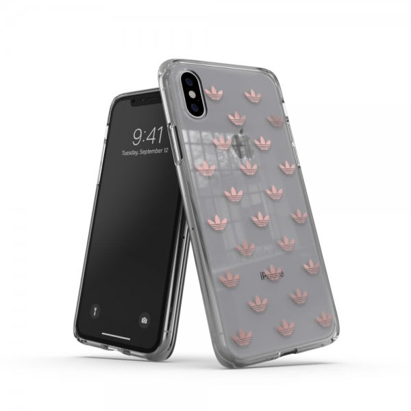 Adidas iPhone X/Xs Deksel OR Snap Case Entry SS20 Klar RoseGUll
