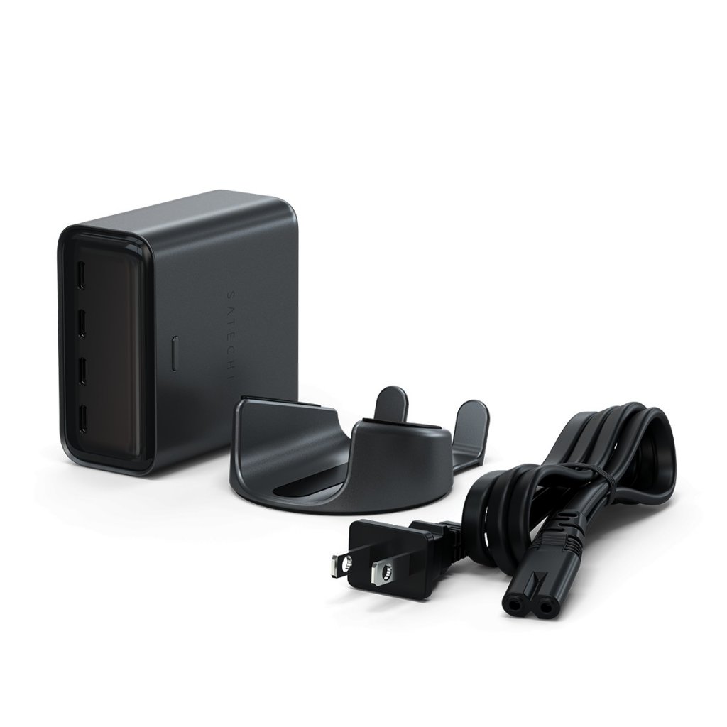 Satechi ChargeView 140W-skrivebordslader Space Black