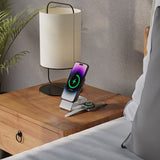 ALOGIC Matrix 3-i-1 Magnetisk Lade Dock med Apple Watch Lader Hvit
