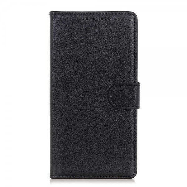 Samsung Galaxy A50 Etui Litchi Svart