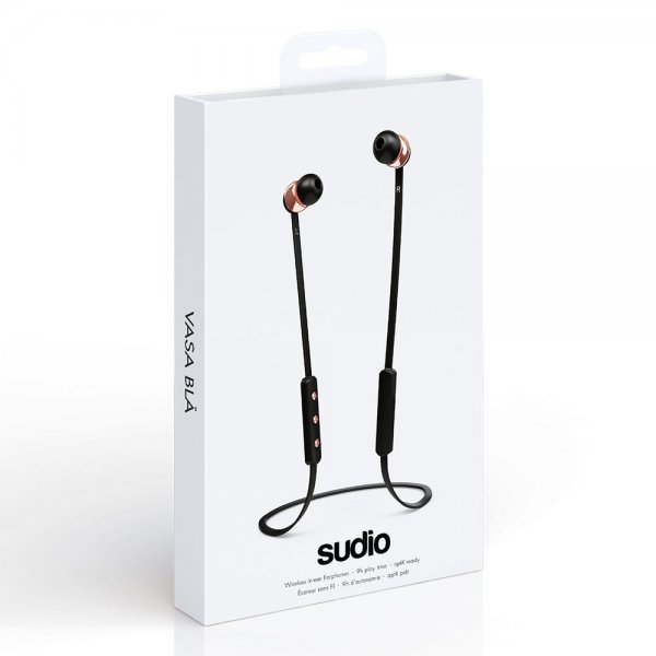 Sudio Vasa Blå Trådløsa Hodetelefoner In-Ear Svart