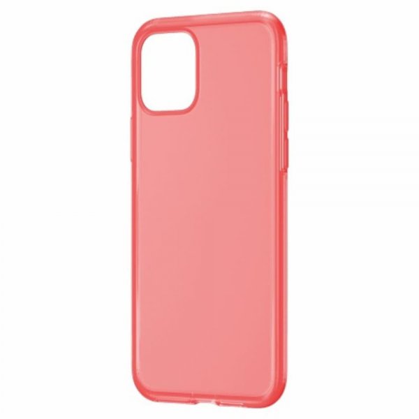 Baseus iPhone 11 Pro Max Deksel Jelly Liquid Silica Gel Rosa