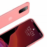 Baseus iPhone 11 Pro Max Deksel Jelly Liquid Silica Gel Rosa