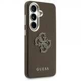 Guess Samsung Galaxy S26 Deksel 4G Logo Grained Brun