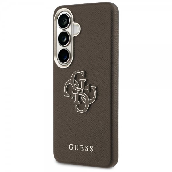 Guess Samsung Galaxy S26 Plus Deksel 4G Logo Grained Brun