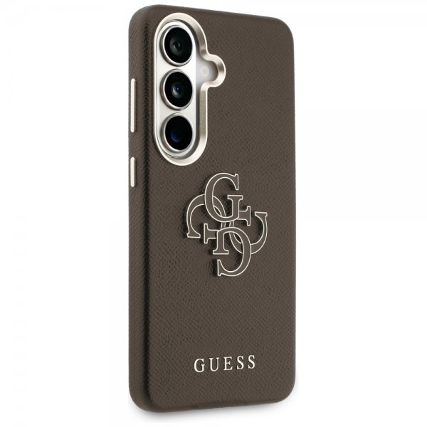 Guess Samsung Galaxy S26 Plus Deksel 4G Logo Grained Brun
