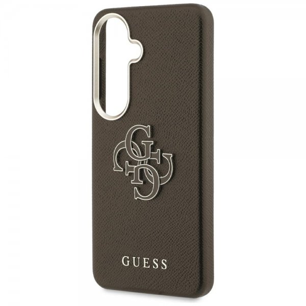 Guess Samsung Galaxy S26 Plus Deksel 4G Logo Grained Brun