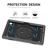 4smarts iPad 10.2 (gen 7/8/9) Deksel Rugged Etui Grip Svart
