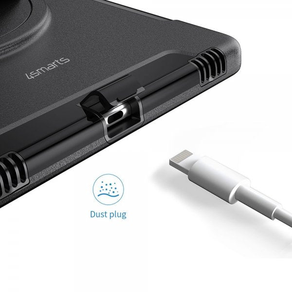 4smarts iPad 10.2 (gen 7/8/9) Deksel Rugged Etui Grip Svart