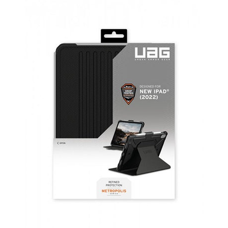 Urban Armor Gear (UAG) iPad 10.9 (gen 10)/iPad 11 (A16) Etui Metropolis Svart