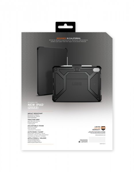 Urban Armor Gear (UAG) iPad 10.9 (gen 10)/iPad 11 (A16) Etui Metropolis Svart