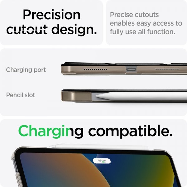 Spigen iPad 10.9 (gen 10)/iPad 11 (A16) Etui Smart Fold Svart