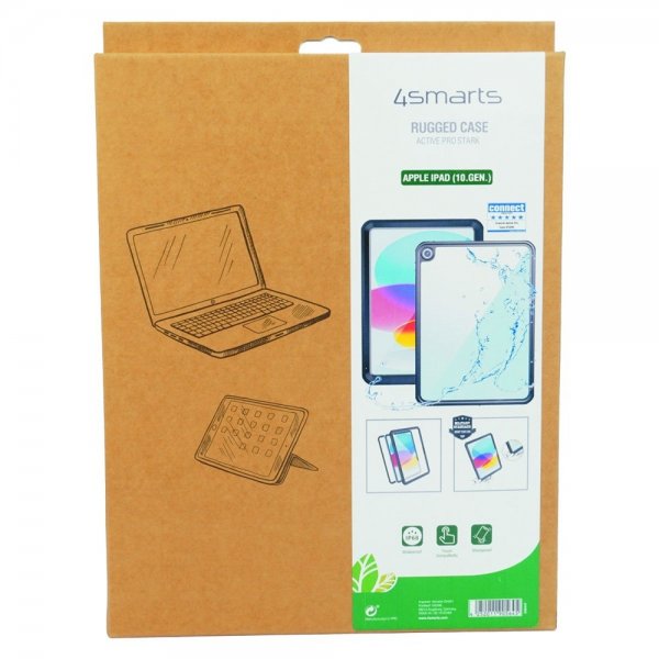 4smarts iPad 10.9 (gen 10)/iPad 11 (A16) Deksel Active Pro Rugged Etui Stark Svart