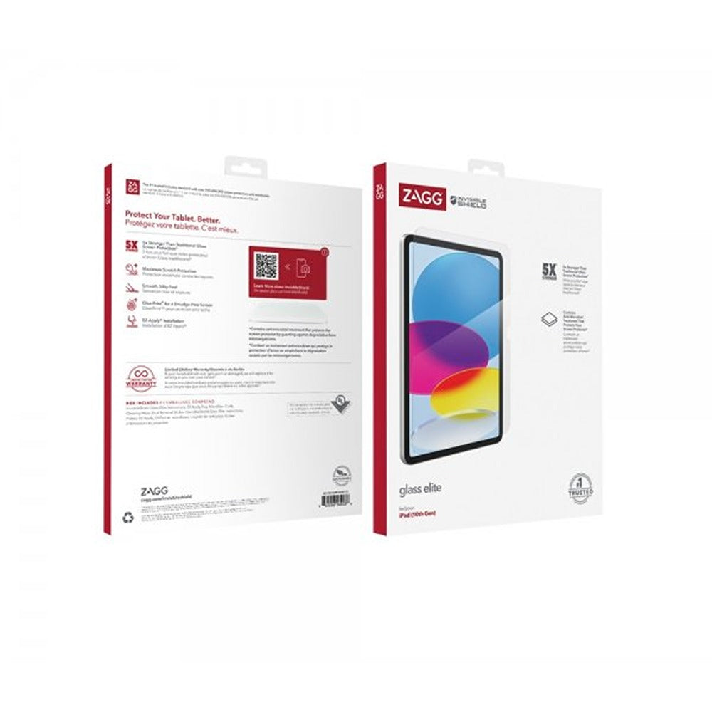 Zagg InvisibleShield iPad 10.9 (gen 10)/iPad 11 (A16) Skjermbeskytter Glass Elite