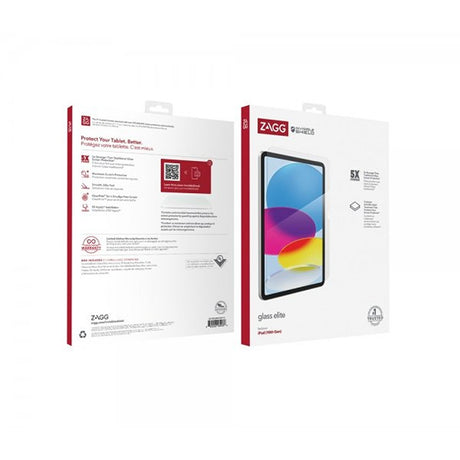 Zagg InvisibleShield iPad 10.9 (gen 10)/iPad 11 (A16) Skjermbeskytter Glass Elite
