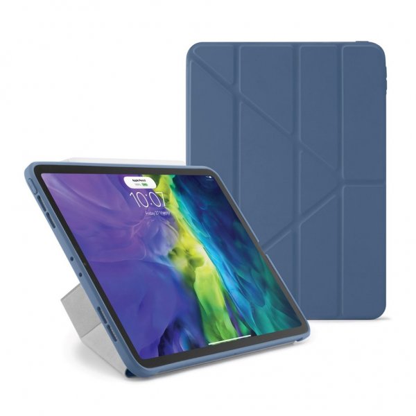 Pipetto iPad Pro 11 (gen 2/3/4) Origami Veske Blå