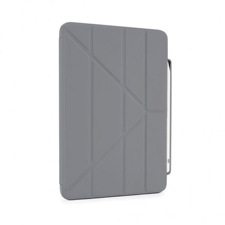 Pipetto iPad 10.9 (gen 10)/iPad 11 (A16) Etui Origami No3 Pencil Case Lysegrå