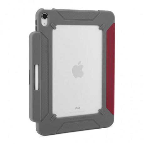Pipetto iPad 10.9 (gen 10)/iPad 11 (A16) Etui Origami No2 Pencil Shield Mørkerød