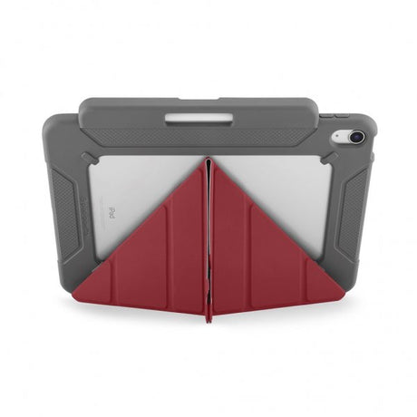 Pipetto iPad 10.9 (gen 10)/iPad 11 (A16) Etui Origami No2 Pencil Shield Mørkerød