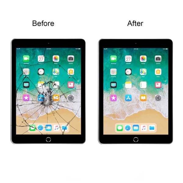 iPad 9 10.2 2021 Glass med Touchskjerm Premium - Svart