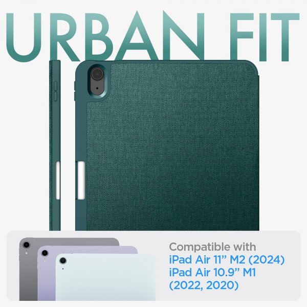 Spigen iPad Air 11 (M2/M3) Etui Urban Fit Midnight Green