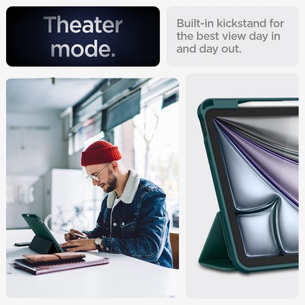 Spigen iPad Air 11 (M2/M3) Etui Urban Fit Midnight Green