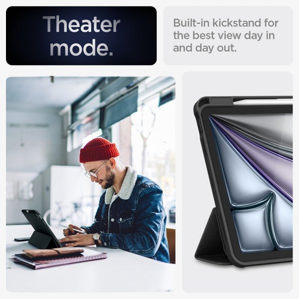 Spigen iPad Air 11 (M2/M3) Etui Urban Fit Svart