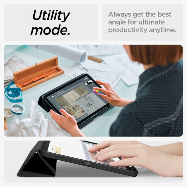Spigen iPad Air 11 (M2/M3) Etui Urban Fit Svart