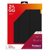 Zagg iPad Air 13 (M2/M3) Etui Crystal Palace Folio Svart Transparent