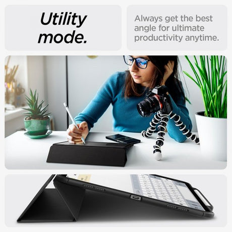 Spigen iPad Air 13 (M2/M3) Etui Rugged Armor Pro Svart