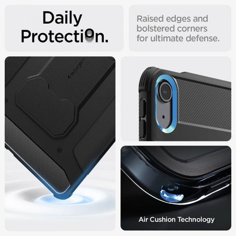 Spigen iPad Air 13 (M2/M3) Etui Rugged Armor Pro Svart