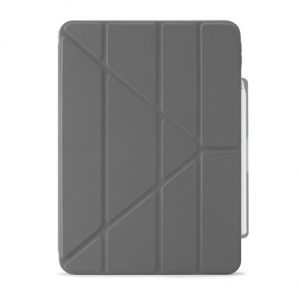 Pipetto iPad Air 13 (M2/M3) Etui Origami No3 Pencil Case Grå