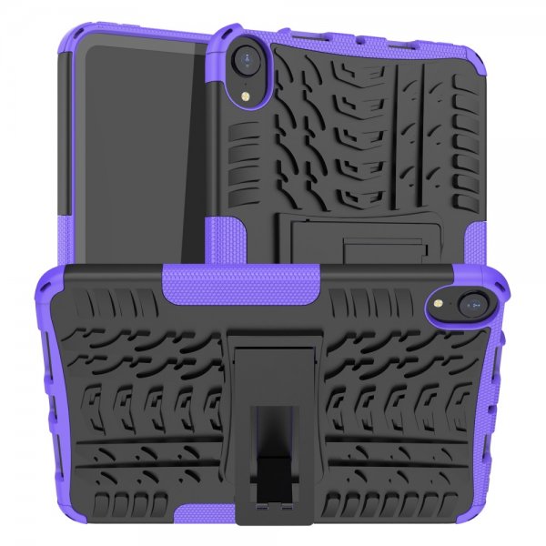 iPad mini (gen 6)/iPad mini (A17 Pro) Deksel Dekkmønster Stativfunksjon Lilla