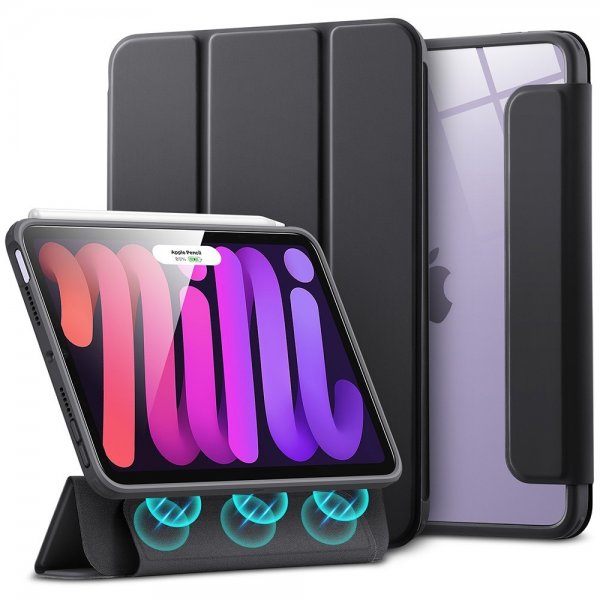 ESR iPad mini (gen 6)/iPad mini (A17 Pro) Etui Rebound Hybrid Transparent Svart