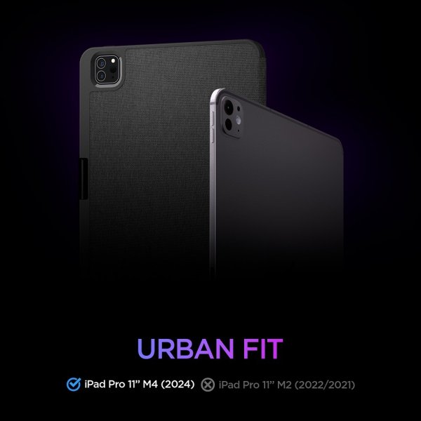 Spigen iPad Pro 11 (M4/M5) Etui Urban Fit Svart