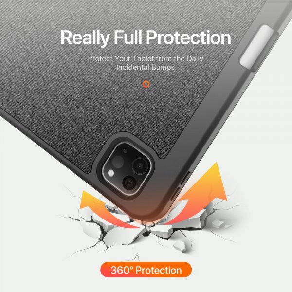Dux Ducis iPad Pro 11 (M4/M5) Etui Domo Series Svart