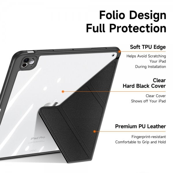 Dux Ducis iPad Pro 11 (M4/M5) Etui Magi Series Svart