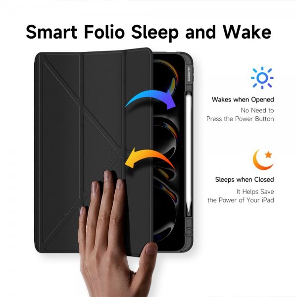 Dux Ducis iPad Pro 11 (M4/M5) Etui Magi Series Svart